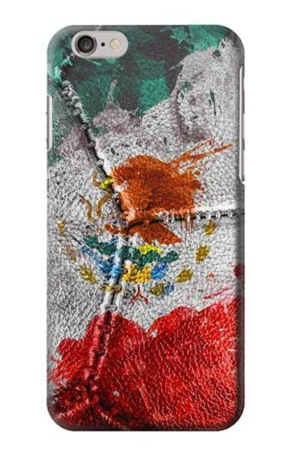 W3314 Mexico Flag Vinatage Foorball Graphic Hard Case and Leather Flip Case For iPhone 6 Plus, iPhone 6s Plus