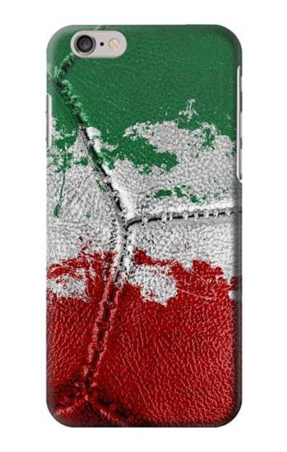 W3318 Italy Flag Vintage Football Graphic Hard Case and Leather Flip Case For iPhone 6 Plus, iPhone 6s Plus