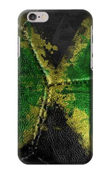 W3319 Jamaica Flag Vintage Football Graphic Hard Case and Leather Flip Case For iPhone 6 Plus, iPhone 6s Plus