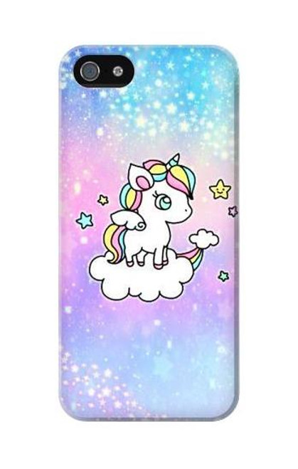 W3256 Cute Unicorn Cartoon Hard Case and Leather Flip Case For iPhone 5C