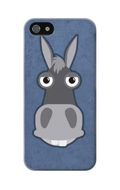 W3271 Donkey Cartoon Hard Case and Leather Flip Case For iPhone 5C