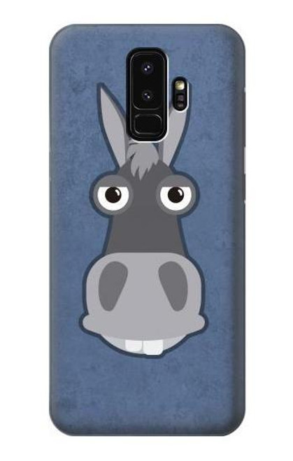 W3271 Donkey Cartoon Hard Case and Leather Flip Case For Samsung Galaxy S9 Plus