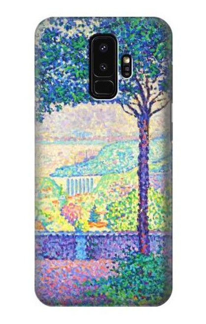 W3349 Paul Signac Terrace of Meudon Hard Case and Leather Flip Case For Samsung Galaxy S9 Plus