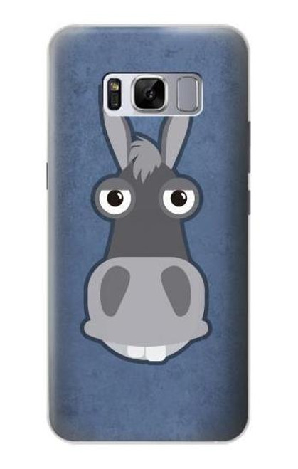 W3271 Donkey Cartoon Hard Case and Leather Flip Case For Samsung Galaxy S8 Plus