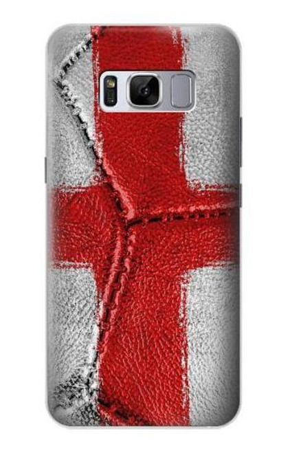 W3316 England Flag Vintage Football Graphic Hard Case and Leather Flip Case For Samsung Galaxy S8 Plus