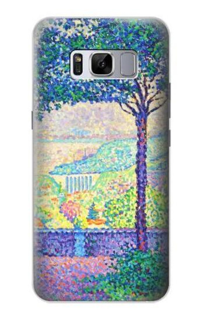 W3349 Paul Signac Terrace of Meudon Hard Case and Leather Flip Case For Samsung Galaxy S8 Plus