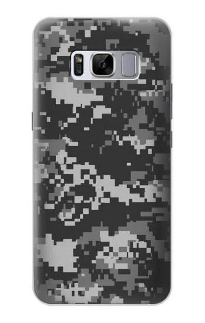W3293 Urban Black Camo Camouflage Hard Case and Leather Flip Case For Samsung Galaxy S8