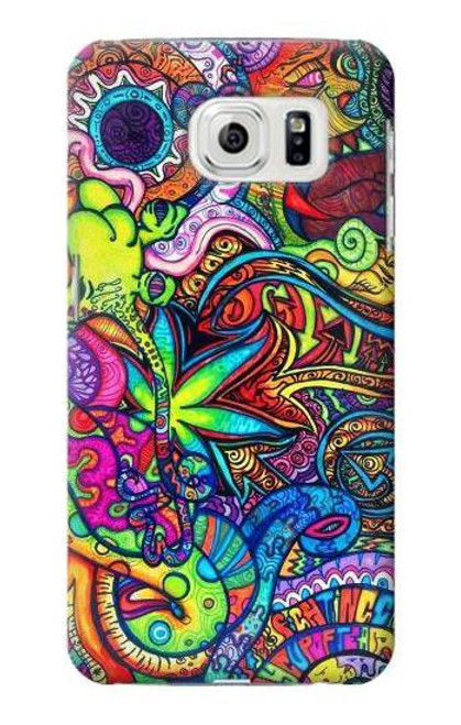 W3255 Colorful Art Pattern Hard Case and Leather Flip Case For Samsung Galaxy S7 Edge