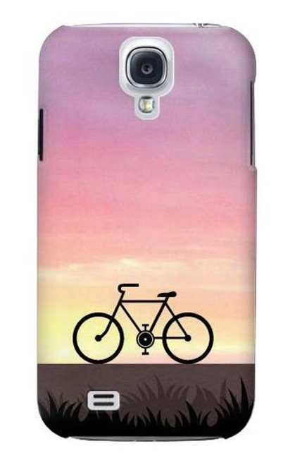 W3252 Bicycle Sunset Hard Case and Leather Flip Case For Samsung Galaxy S4