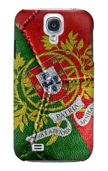 W3300 Portugal Flag Vintage Football Graphic Hard Case and Leather Flip Case For Samsung Galaxy S4