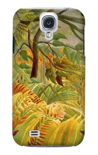 W3344 Henri Rousseau Tiger in a Tropical Storm Hard Case and Leather Flip Case For Samsung Galaxy S4