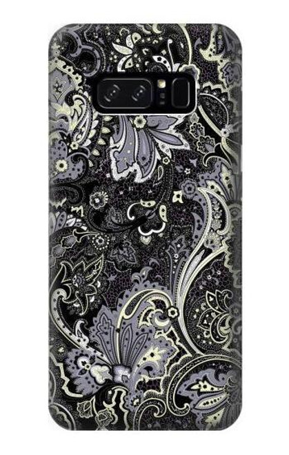 W3251 Batik Flower Pattern Hard Case and Leather Flip Case For Note 8 Samsung Galaxy Note8