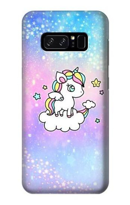 W3256 Cute Unicorn Cartoon Hard Case and Leather Flip Case For Note 8 Samsung Galaxy Note8