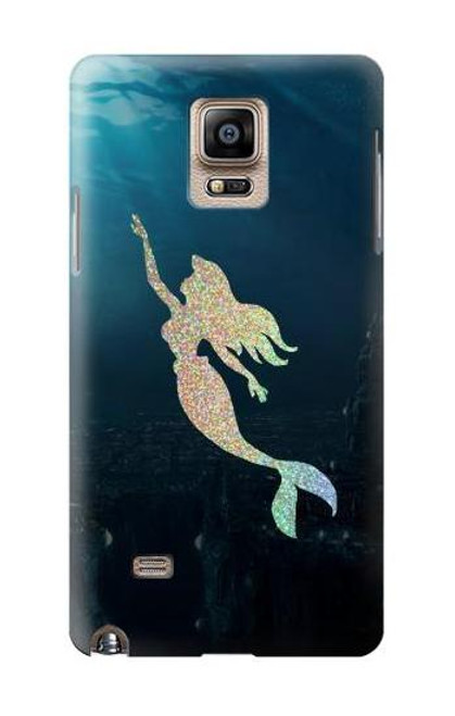 W3250 Mermaid Undersea Hard Case and Leather Flip Case For Samsung Galaxy Note 4