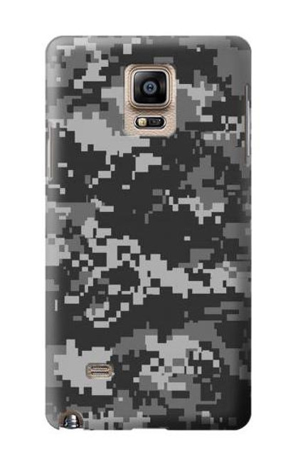 W3293 Urban Black Camo Camouflage Hard Case and Leather Flip Case For Samsung Galaxy Note 4