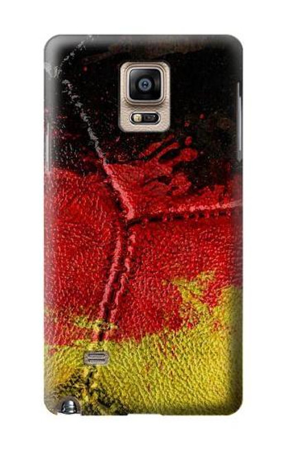 W3303 Germany Flag Vintage Football Graphic Hard Case and Leather Flip Case For Samsung Galaxy Note 4