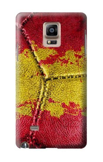 W3315 Spain Flag Vintage Football Graphic Hard Case and Leather Flip Case For Samsung Galaxy Note 4