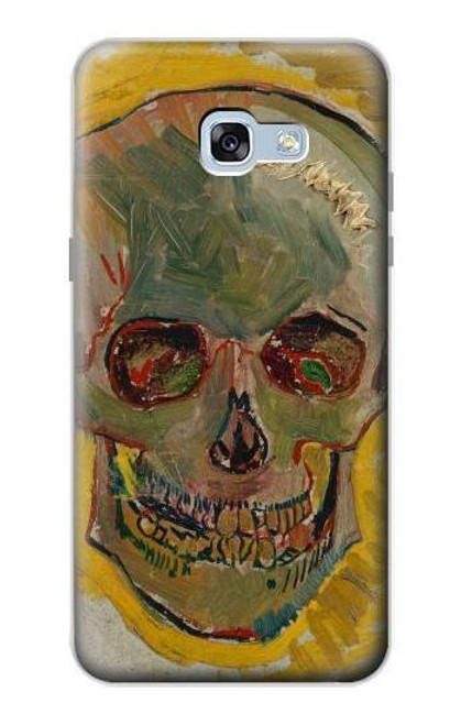 W3359 Vincent Van Gogh Skull Hard Case and Leather Flip Case For Samsung Galaxy A5 (2017)