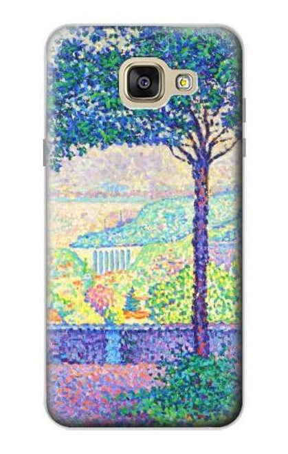 W3349 Paul Signac Terrace of Meudon Hard Case and Leather Flip Case For Samsung Galaxy A5 (2016)