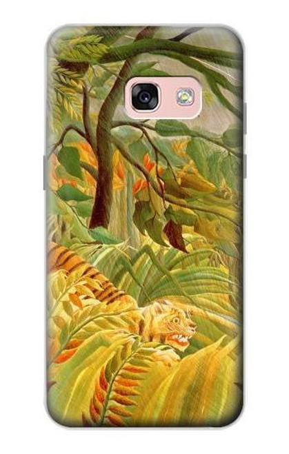W3344 Henri Rousseau Tiger in a Tropical Storm Hard Case and Leather Flip Case For Samsung Galaxy A3 (2017)