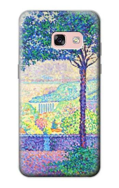 W3349 Paul Signac Terrace of Meudon Hard Case and Leather Flip Case For Samsung Galaxy A3 (2017)