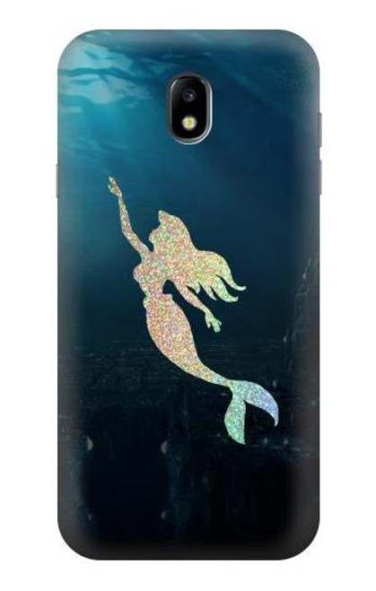 W3250 Mermaid Undersea Hard Case and Leather Flip Case For Samsung Galaxy J7 (2017) EU Version