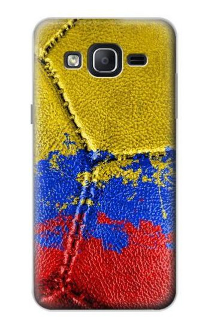 W3306 Colombia Flag Vintage Football Graphic Hard Case and Leather Flip Case For Samsung Galaxy On5