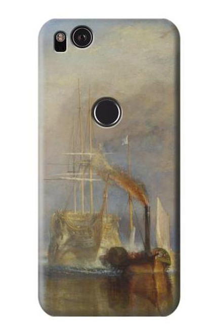 W3338 J. M. W. Turner The Fighting Temeraire Hard Case and Leather Flip Case For Google Pixel 2