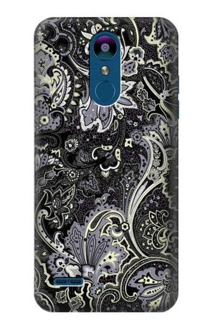 W3251 Batik Flower Pattern Hard Case and Leather Flip Case For LG K8 (2018)