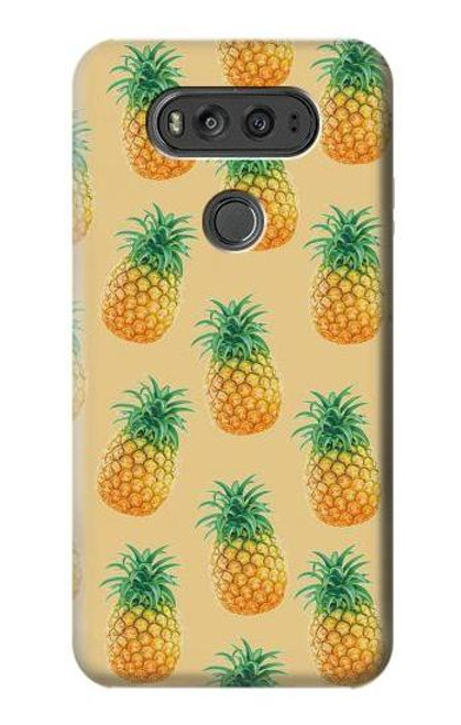 W3258 Pineapple Pattern Hard Case and Leather Flip Case For LG V20