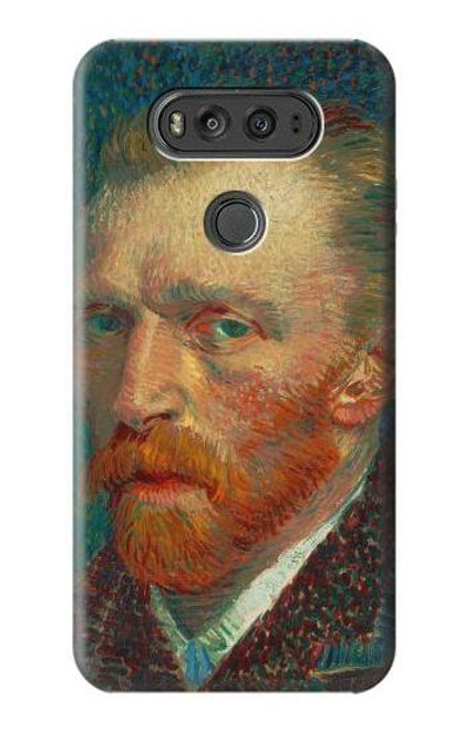 W3335 Vincent Van Gogh Self Portrait Hard Case and Leather Flip Case For LG V20