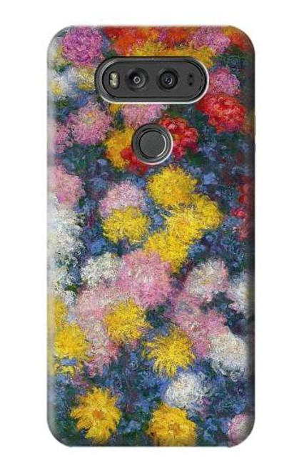 W3342 Claude Monet Chrysanthemums Hard Case and Leather Flip Case For LG V20