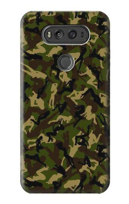 W3356 Sexy Girls Camo Camouflage Hard Case and Leather Flip Case For LG V20