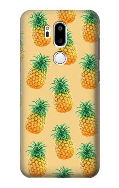 W3258 Pineapple Pattern Hard Case and Leather Flip Case For LG G7 ThinQ