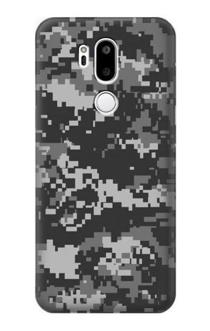 W3293 Urban Black Camo Camouflage Hard Case and Leather Flip Case For LG G7 ThinQ