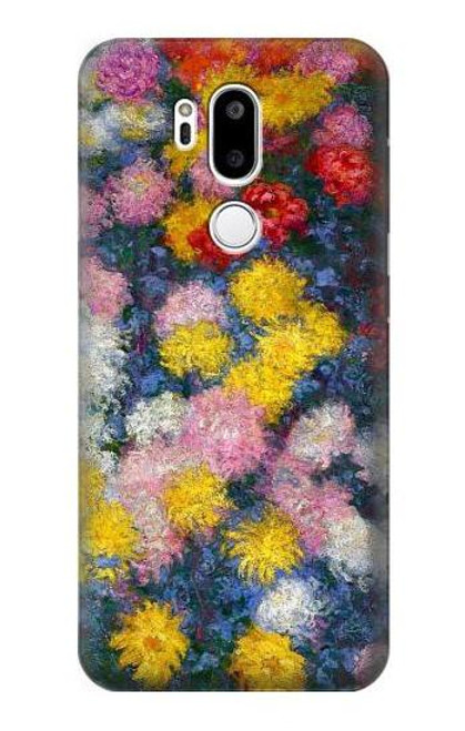 W3342 Claude Monet Chrysanthemums Hard Case and Leather Flip Case For LG G7 ThinQ