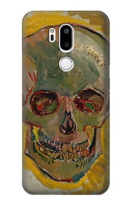 W3359 Vincent Van Gogh Skull Hard Case and Leather Flip Case For LG G7 ThinQ