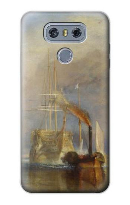 W3338 J. M. W. Turner The Fighting Temeraire Hard Case and Leather Flip Case For LG G6