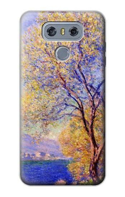 W3339 Claude Monet Antibes Seen from the Salis Gardens Hard Case and Leather Flip Case For LG G6