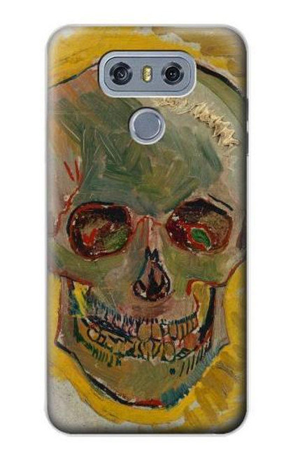 W3359 Vincent Van Gogh Skull Hard Case and Leather Flip Case For LG G6