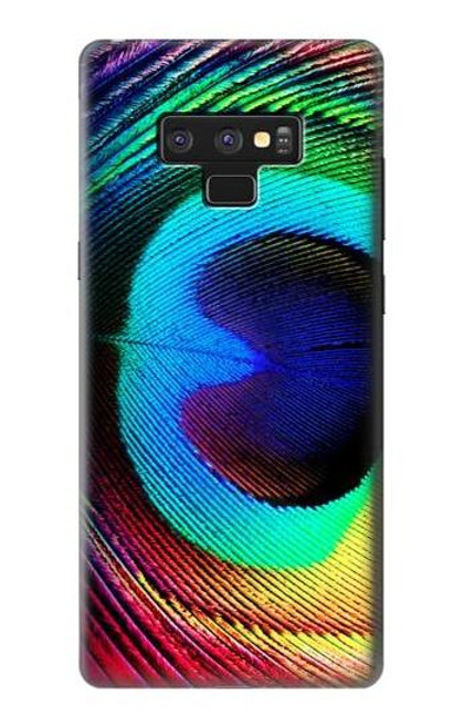 W0511 Peacock Hard Case and Leather Flip Case For Note 9 Samsung Galaxy Note9