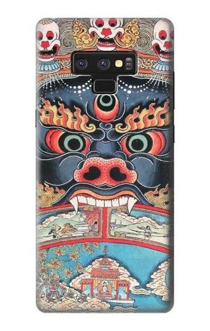 W0572 Tibet Art Hard Case and Leather Flip Case For Note 9 Samsung Galaxy Note9