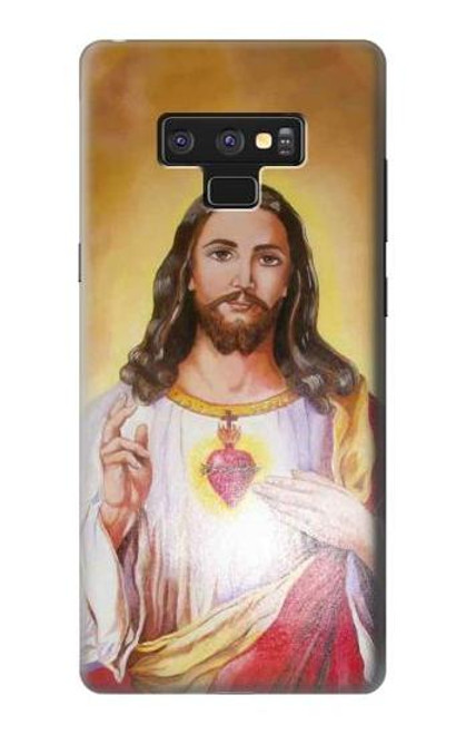 W0798 Jesus Hard Case and Leather Flip Case For Note 9 Samsung Galaxy Note9