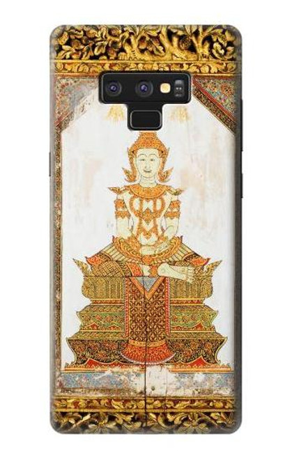 W1511 Thai Emerald Art Hard Case and Leather Flip Case For Note 9 Samsung Galaxy Note9