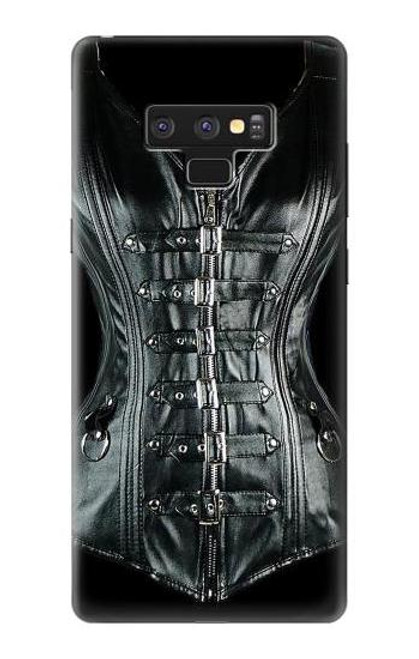 W1639 Gothic Corset Black Hard Case and Leather Flip Case For Note 9 Samsung Galaxy Note9