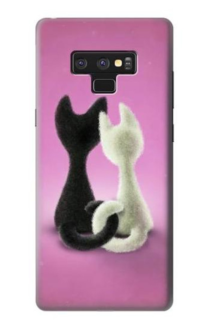 W1832 Love Cat Hard Case and Leather Flip Case For Note 9 Samsung Galaxy Note9