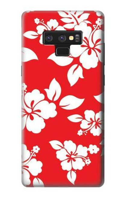 W1949 Hawaiian Hibiscus Pattern Hard Case and Leather Flip Case For Note 9 Samsung Galaxy Note9