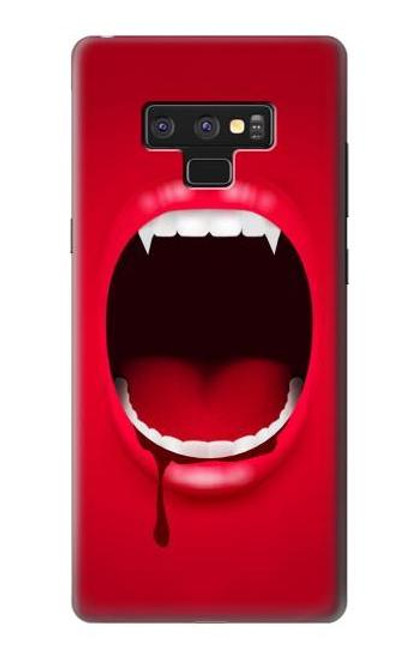 W2103 Vampire Mouth Hard Case and Leather Flip Case For Note 9 Samsung Galaxy Note9