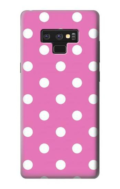 W2358 Pink Polka Dots Hard Case and Leather Flip Case For Note 9 Samsung Galaxy Note9