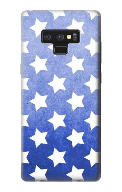 W2481 Star Pattern Hard Case and Leather Flip Case For Note 9 Samsung Galaxy Note9